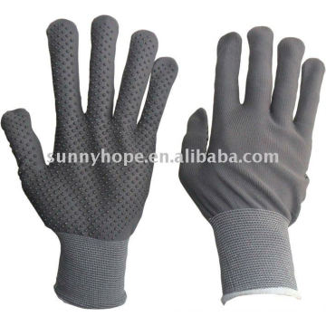 PVC dotted glove for machine operator